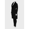 Cashmere coat with removable fur