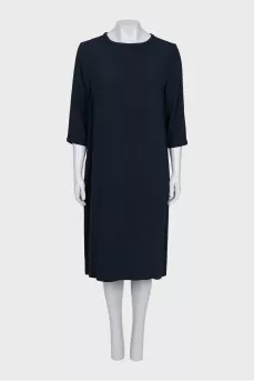 Straight dress with 3/4 sleeves