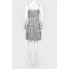 Blick with a large fringe on the straps