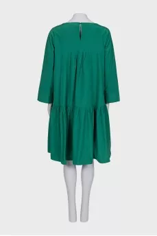 Green loose-fitting dress