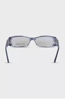 Rectangular frame with crystals