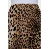 Animal print maxi skirt