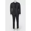 Small gray striped suit