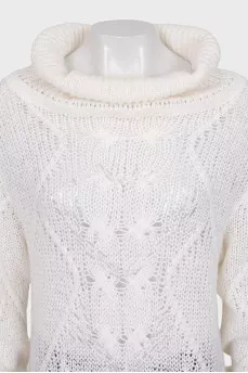 Long sweater with sequins