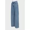 Джинси wide leg fit на високій посадці