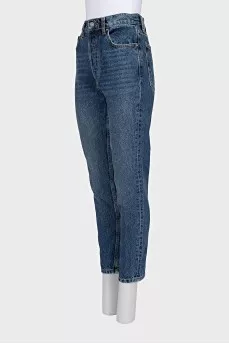 Slim-fit jeans with buttons