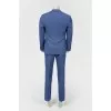 Men's woolen suit blue-blue