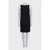 Textured straight dress