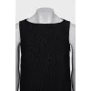 Textured straight dress
