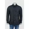 Jacket with leather inserts