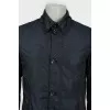 Jacket with leather inserts