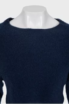 Cropped cashmere sweater
