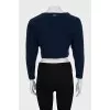 Cropped cashmere sweater