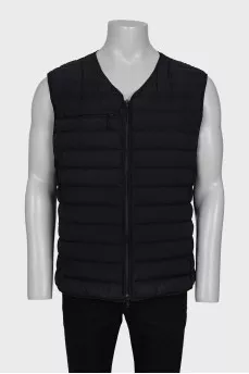 Men's down-filled vest