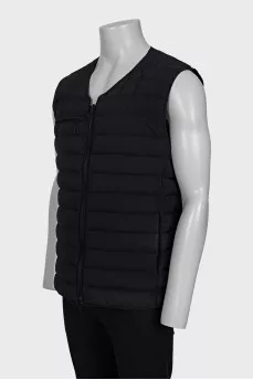 Men's down-filled vest
