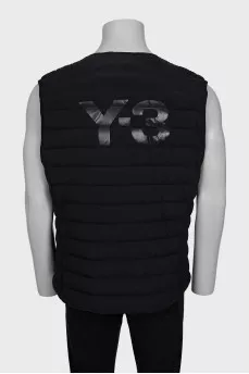 Men's down-filled vest