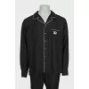 Men's silk suit consisting of a shirt and trousers