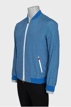 Men's printed windbreaker