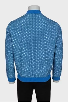 Men's printed windbreaker