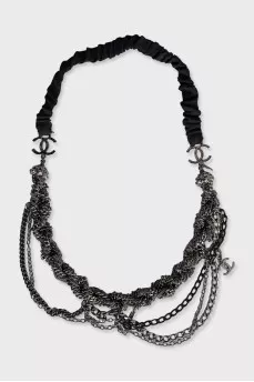 Silver chain necklace