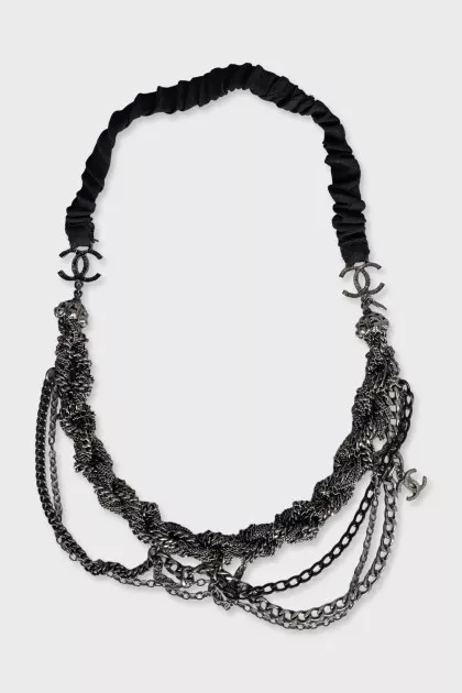 Silver chain necklace