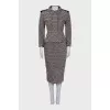 Jacket and skirt suit