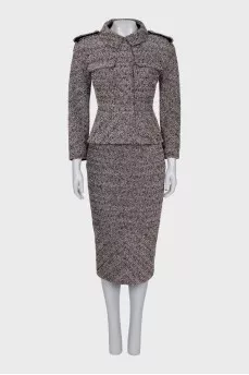 Jacket and skirt suit
