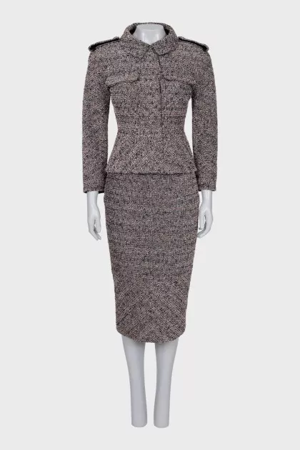 Jacket and skirt suit
