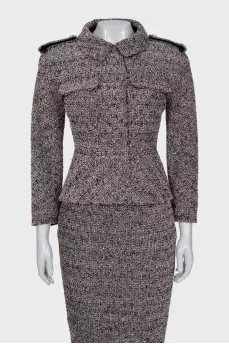 Jacket and skirt suit