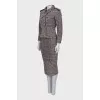 Jacket and skirt suit