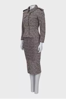 Jacket and skirt suit
