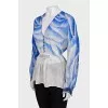 Silk blouse decorated with beads