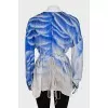Silk blouse decorated with beads