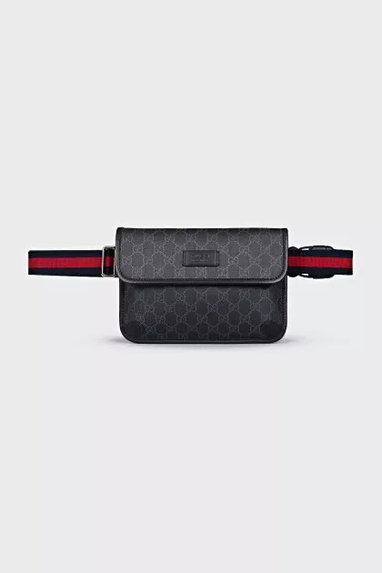 Men's bag with a signature monogram