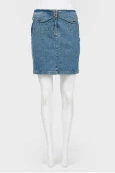 Юбка джинсовая прямая