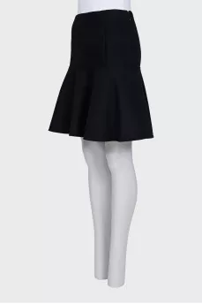 Black skirt with a frill