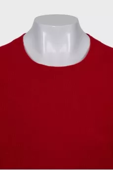 Jumper with contrasting elbow pads