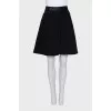 Black button-down skirt