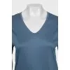 Синій костюм з футболки та штанів