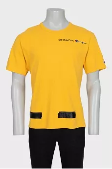 Men's T-shirt by Off-White x Champion