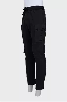 Men's sweatpants with patch pockets