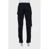 Men's sweatpants with patch pockets