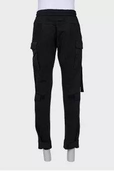 Men's sweatpants with patch pockets