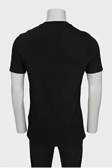 Men's straight-cut printed t-shirt