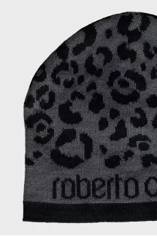 Men's animal print hat