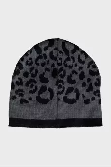 Men's animal print hat