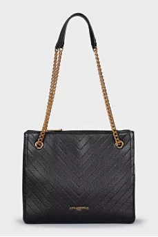Square quilted bag
