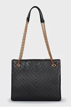 Square quilted bag