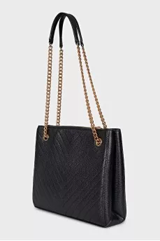 Square quilted bag