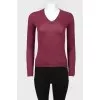 Fine jersey pullover